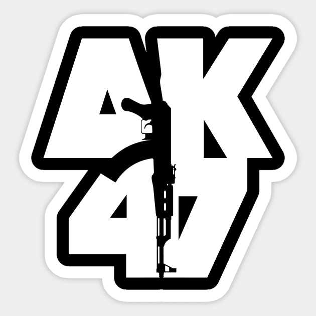 AK47 Sticker by VectorVectoria